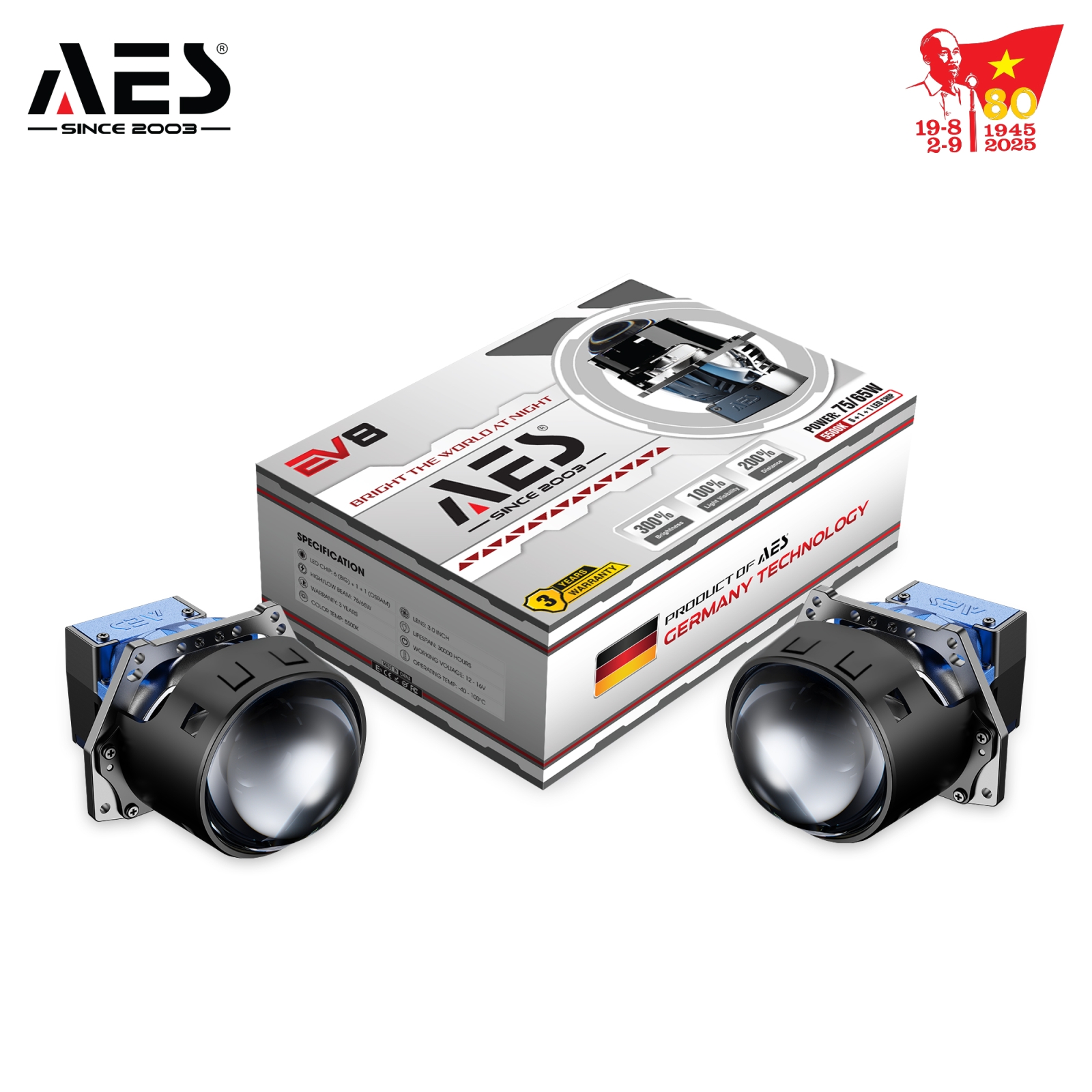 BI LED AES EV8